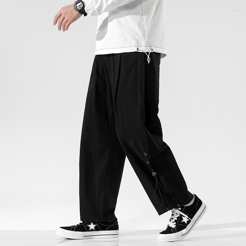 

Men's Pants Men Joggers Hip Hop Harem Streetwear Casual 2022 Fashion Autumn Loose Trousers Cotton Cargo, Khaki
