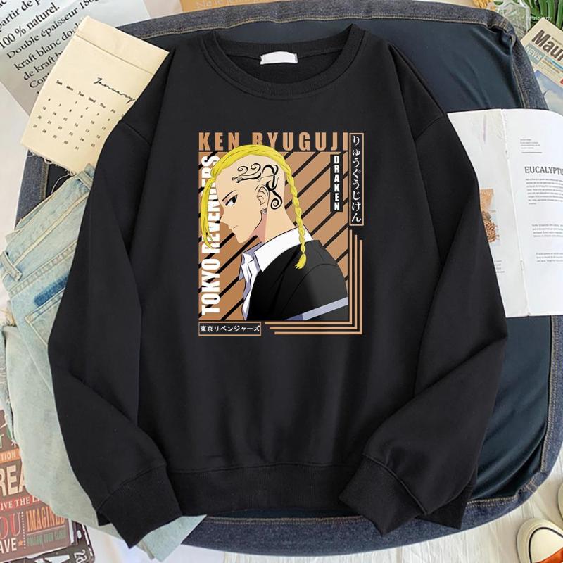 

Men's Hoodies Anime Tokyo Revengers Draken Sweatshirts Fashion Sports Hoodie Fleece Casual Soft Pullovers 2022 Spring Loose Men Streetwear, Gray