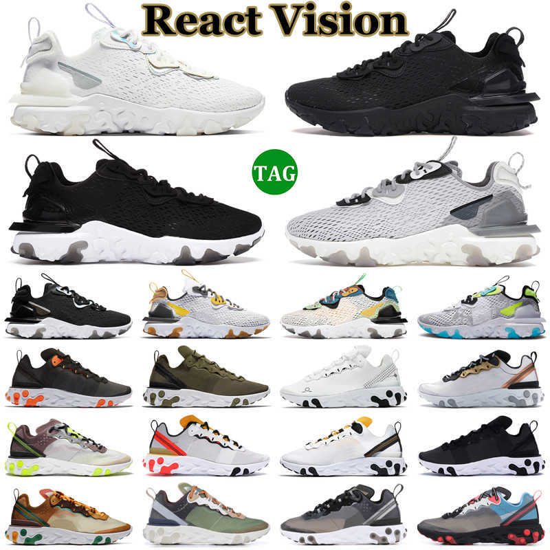 

Vision Element 55 87 Running Shoes Men Women Black White Light Vast Smoke Grey Worldwide Mens Trainers Outdoor Sports Sneakers 36-45, 17