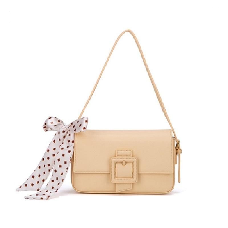 

Evening Bags EPMKER 2022 Shoulder Luxury Designer Handbags Purses And Women Scarves Handle Mini Flap Brand, Light yellow