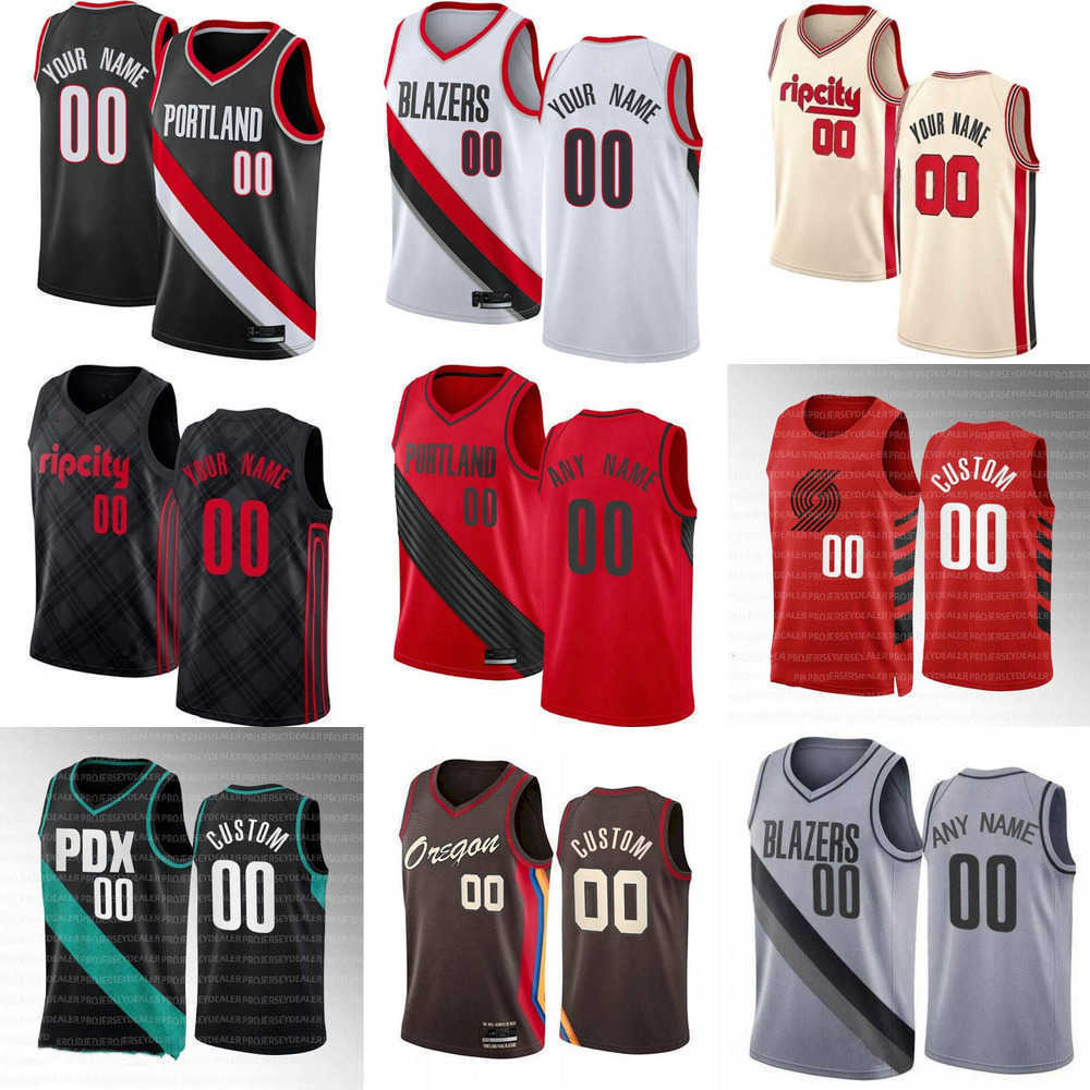 

Mens Womens Youth Portland''Trail Blazers''Custom 6 Keon Johnson 10 Nassir Little 2 Trendon''Watford 24 Drew Eubanks 00 Gary Payton II Basketball Jersey, Colour