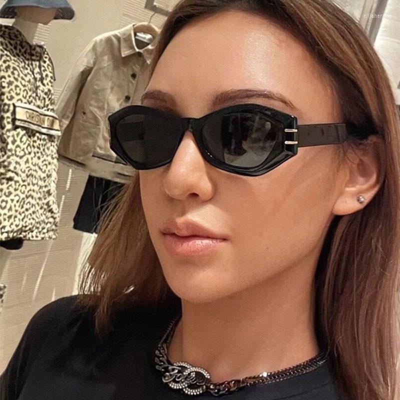 

Sunglasses 2022 Retro Irregular Frame Women Designer Sexy Small Sunglases Men Outdoor Driving Fishing Glasses Shade