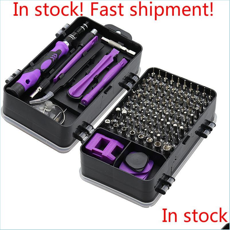 

Other Vehicle Tools New 115/25 In 1 Screwdriver Set Mini Precision Mti Computer Pc Mobile Phone Device Repair Insated Hand Home Tool Dhrkg