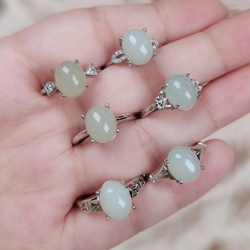 

Wedding Rings 1pc Random Healing Natural Gems Stone For Women Rock Raw Green Jades Jaspers Quartz Crystal Finger Ring Engagement Jewelry