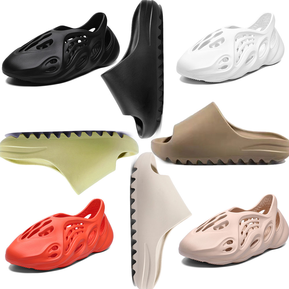 

2022 Sandals Foams Runners Man Woman Slipper Vermillion Mineral Blue Onyx Pure Ochre Runr Bone Resin Clog Desert Ararat Slides Men Famous Slippers