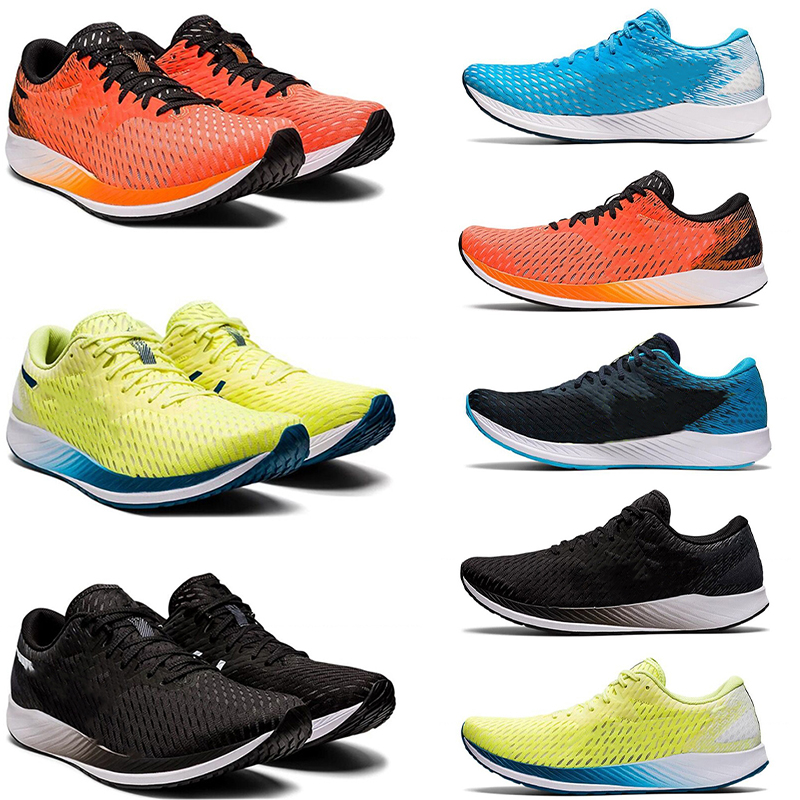 

2022 Asic Hyper Speed Running Shoes Aaicses Men Women Sneakers Orange yellow University Blue Triple Black Road sportswear Lightweight Cushioning Long Distance, A5 36-45
