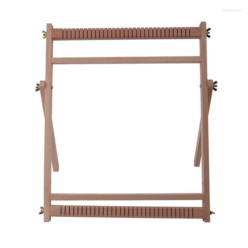 

Sewing Notions Wooden Weaving Loom With Stand Multi-Craft Looms Kit Frame Beech Tapestry Creative DIY