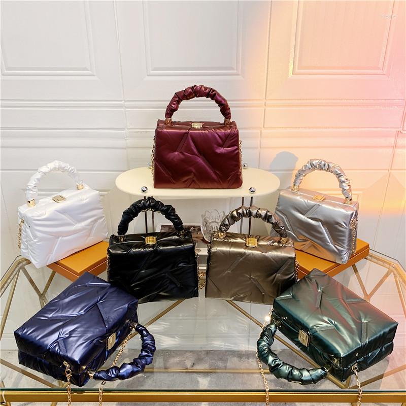 

Evening Bags Casual Space Padded Pillow Bag Designer Women Shoulder Luxury Small Crossbody Messenger Handbags Clutch, Red