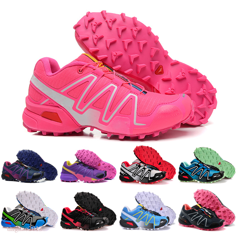 

Womens Sneaker 3s Speedcross 3 III CS Trail Outdoor Shoes HighQuality Carmine Triple Black Purple Run Walking Casual Trainer 36-40, Color 12