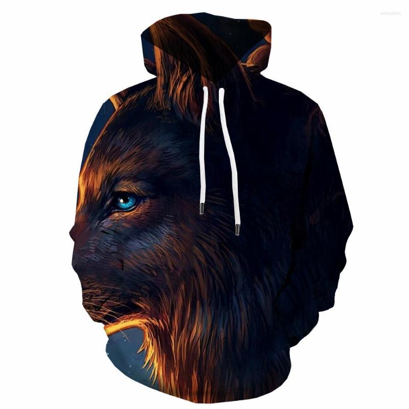 

Men' Hoodies 3d Wolf Hoodie Men Animal Printed Galaxy Hoody Anime Casual Print Unisex Hip Hop Autumn Fashion Sexy, Wy-aaa2-10010