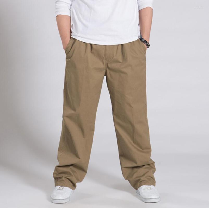 

Men's Pants Summer Autumn Men 5XL 6XL Weight 130kg Cotton Plus Size 4 Colors, Black