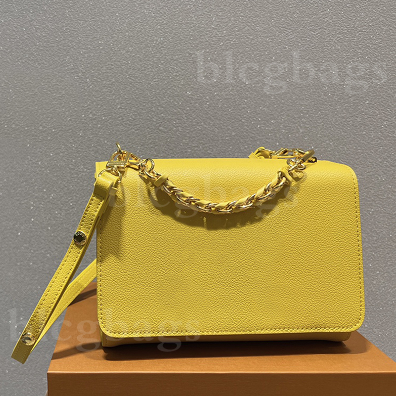 

Women Fashion Shoulder Bags Clamshell Crossbody Bag Lady Luxury Handbag Temperament Totes Shopping Wallet Card Holder 5 Colors, Yellow