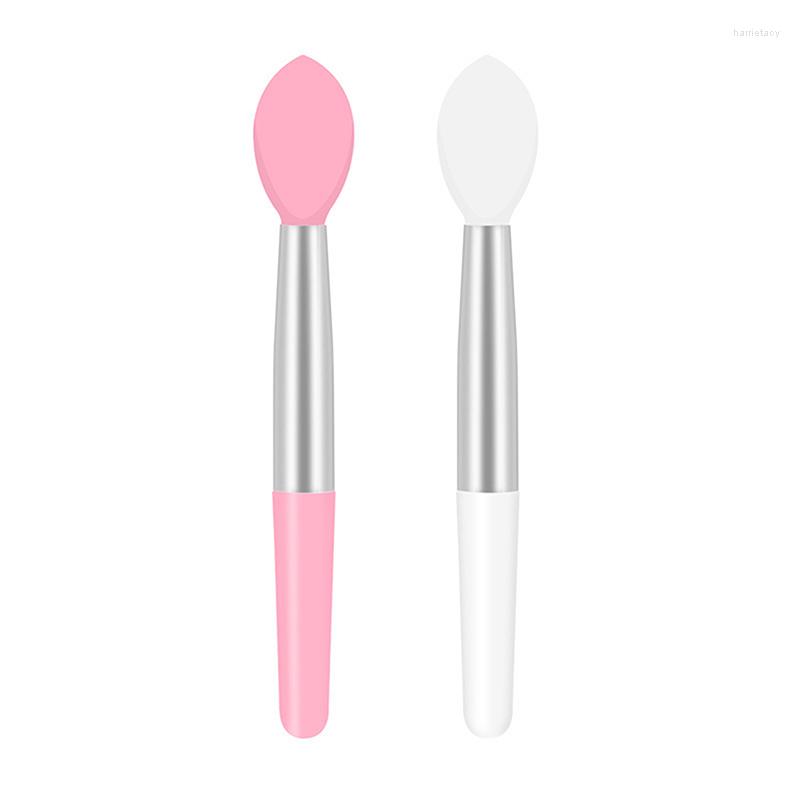 

Makeup Brushes 10pcs Mini Lip Cosmetic Brush Set Silicone Lipstick Applicator