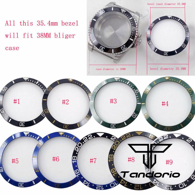 

Watch Repair Kits Fit For 38mm SUB Model Case 35.4mm 29mm Sloping Ceramic Bezel Insert Multi-Colored Spare Parts Replacements