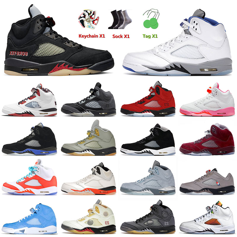 

Top Jumpman 5 5s V Basketball Shoes Off Noir Starfish Concord Raging Bull Sail Metallic Gold What The DJ Starfish Men Women Trainers Sneakers, C48 raging bull 40-47