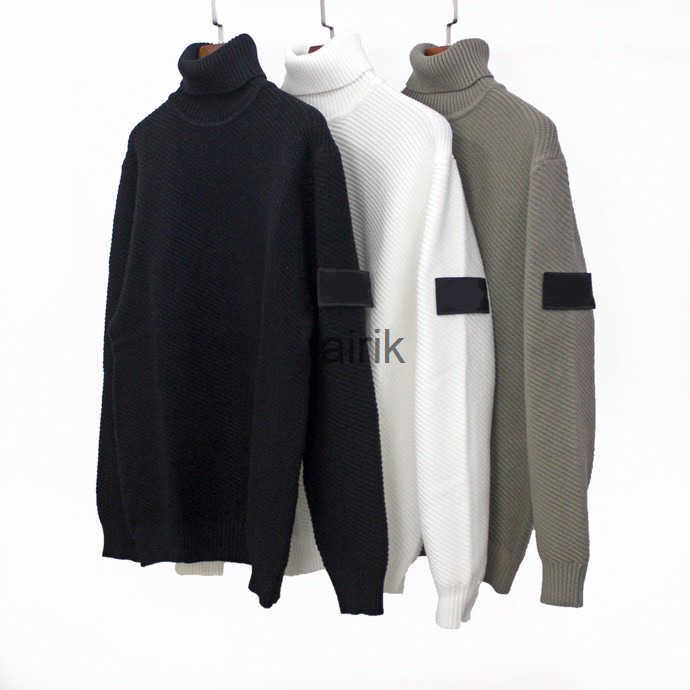 

Designer Autumn topstoney stone women brand for men sweater island company man top CP Hip Hop High collar Long Pullovers Sleeve sweaters Clothes, L need look separate product