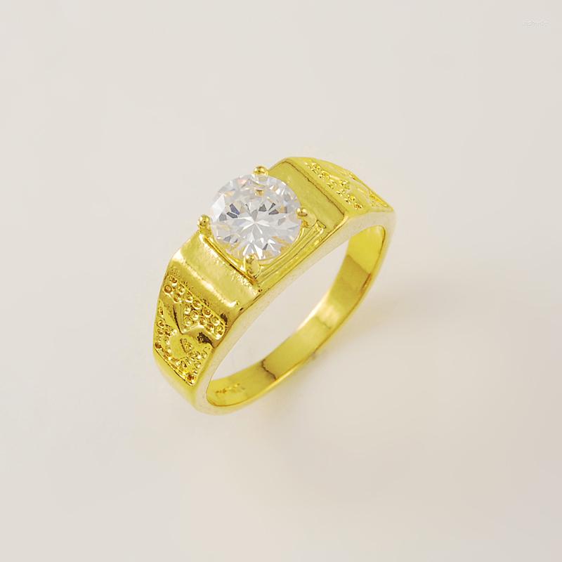 

Wedding Rings 2022 Wholesale Price Great Promotion Charm 24k Gold Cover For Men/Women