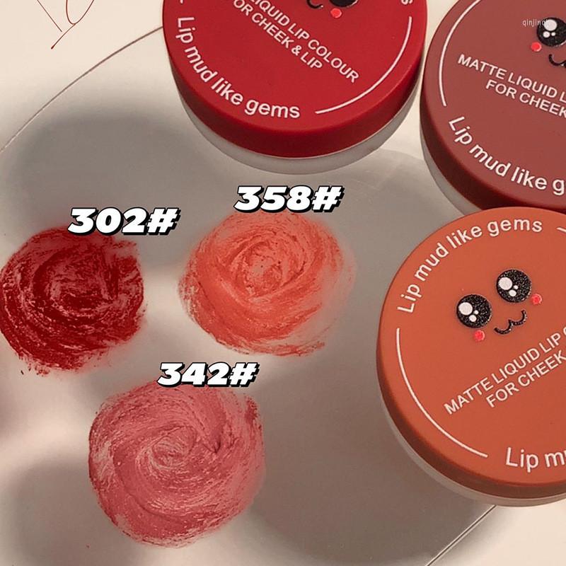 

Lip Gloss Mousse Matte Canned Mud Velvet Lipstick Long Lasting Glaze Women Makeup Cosmetics, 302