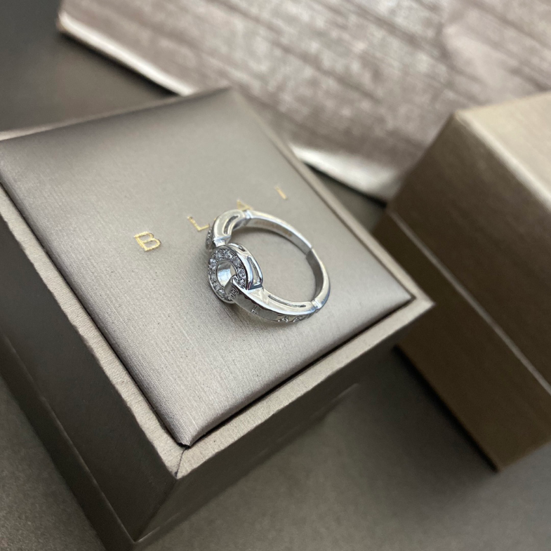 

Luxury Exquisite Opening Ring Designer High end Jewelry Ring Hot Season Fashion Style Selected Quality Gift for Male and Female Dating Small Design Never Fade JZ037