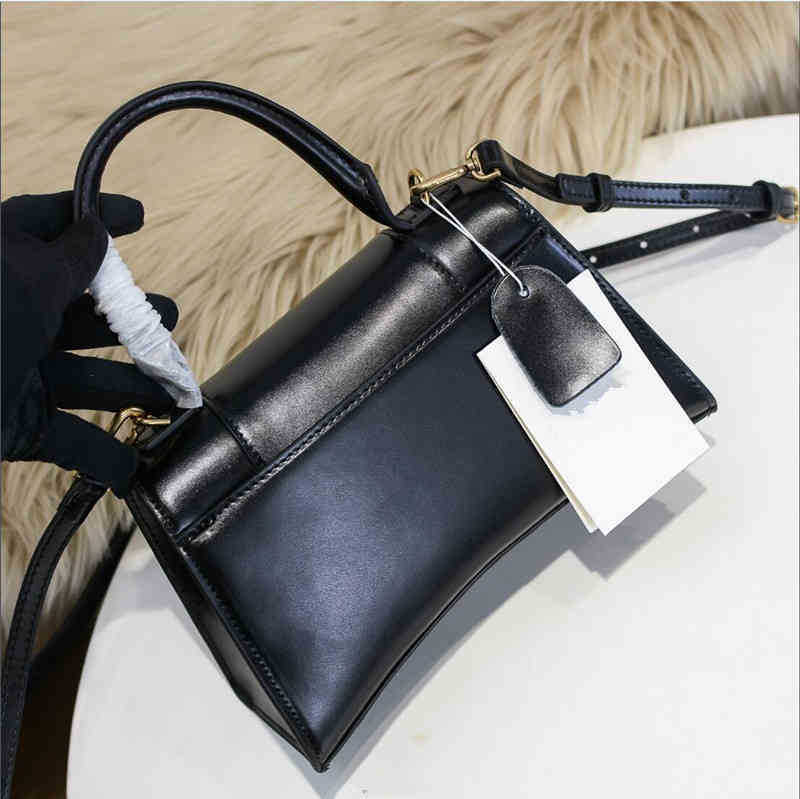 

designer balenciga Hourglass bag Correct Women Handbag 19cm 23cm Fashion Shoulder Crossbody Wowomen Lady Purse Cowhide Genuine Leathershoulder