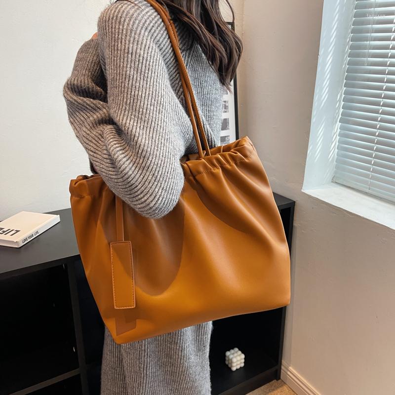 

Evening Bags Fashion 2022 Famous Quality Pu Leather Shoulder For Women Luxury Designer Women's Bag Solid Female Handbag, Black