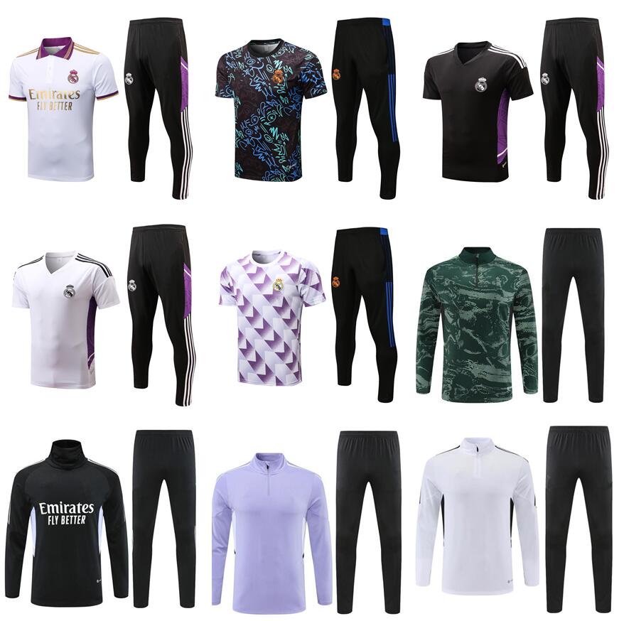 

2022 2023 Real Madrids TRACKSUIT set TRAINING suit Maillot de Foot 22/23 football jacket chandal futbol survetement