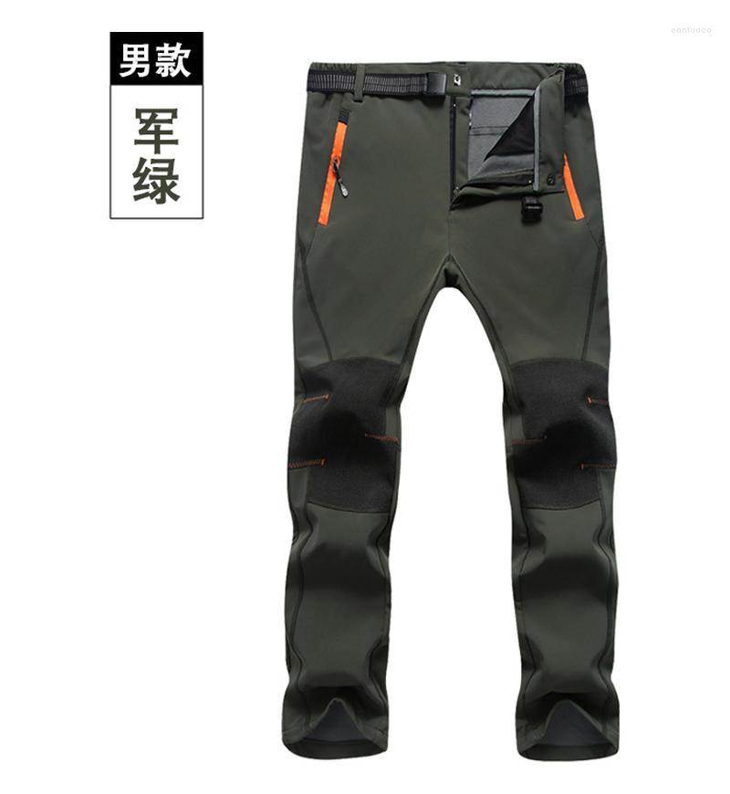 

Hunting Pants Outdoor Tactical Assault Cargo Soft Shell Waterproof Climbing Hiking SKiing Winter With Zip Pocket For Men Women, Beige