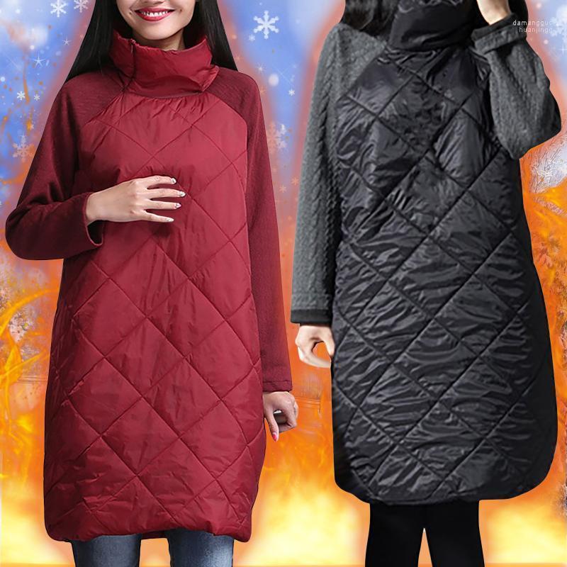 

Women's Hoodies Daily Casual Fashion Women Hooded Outwear Ladies Warm Coat Long Thick Padded Slim Jacket Lightweight Durable Adjustable, Rd