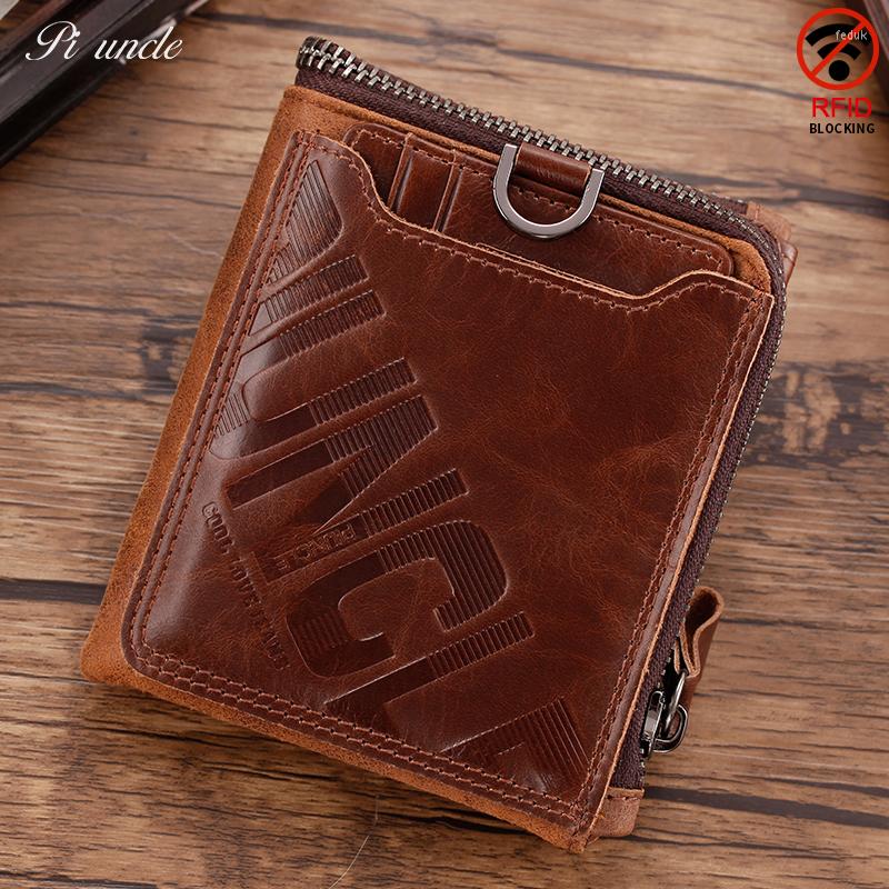 

Wallets Design Short Men Wallet Business Leather Male Fashion Holder Slim Purse Man Small Money Bag, Dark brown