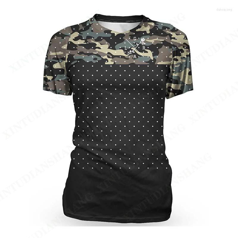 

Racing Jackets Loose Rider Women's Jersey Short Sleeve Outdoor Bike Speed Dry Shirt Cross Country Endurance Race Motorcycle Sportswear, Loose rider-2