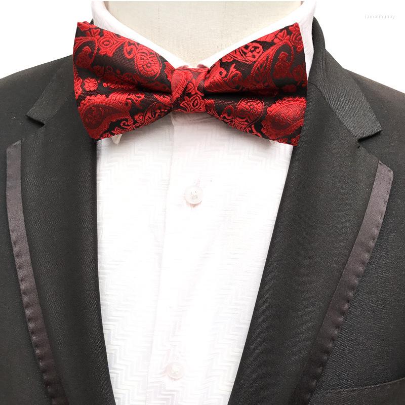 

Bow Ties 2022 Fashion Paisley Cashew Double Layer Tie British Style