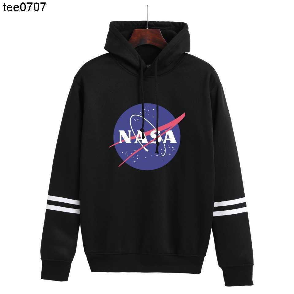 

Designer classic New NASA Hoodies printed casual parallel bars Hoodie cartoon letters, White b