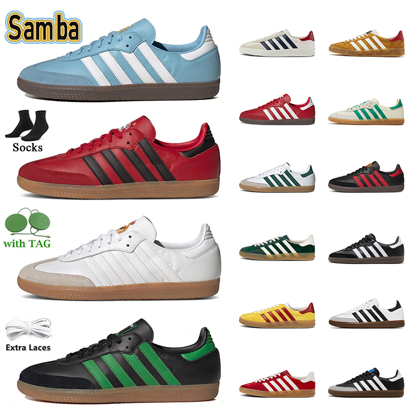 

Samba Shoes Women Mens Originals Sambas Vegans Gazele Designer Sneakers Red Velvet Wales Bonner Cream Green Black White Gum Gazelles Trainers Sports Size Eur 36-45, D16 36-45