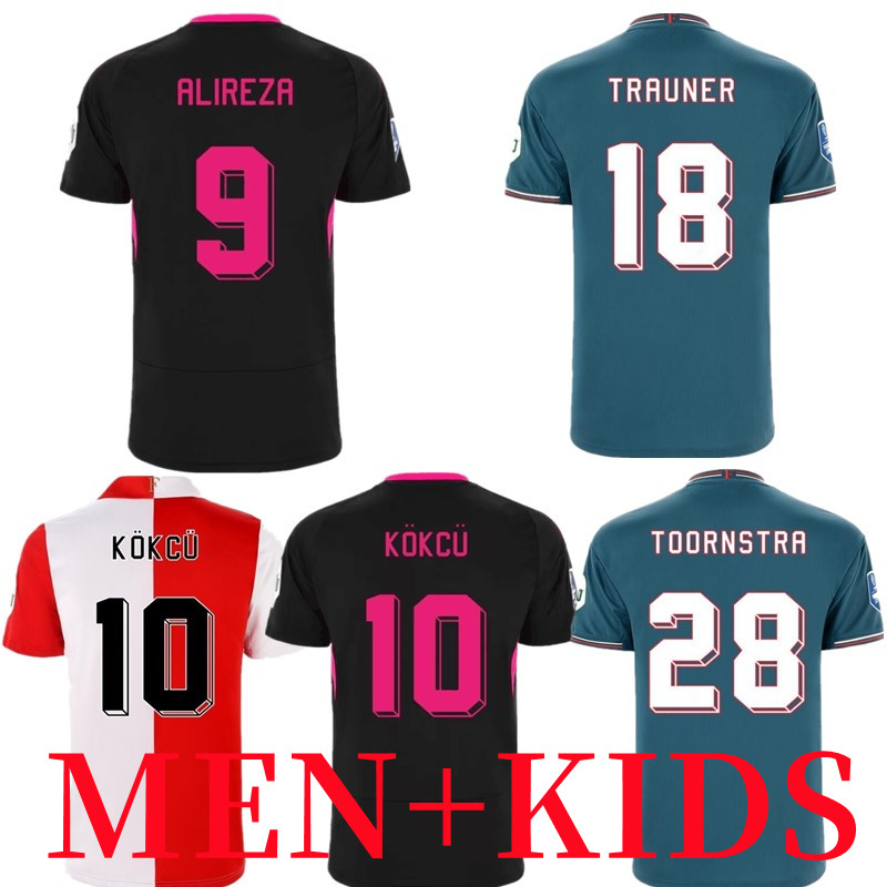 

2022 2023 league shirts FEYENOORDS Soccer Jerseys 22 23Home away Third KOKCU HET LEGIOEN men and kids kit football shirt uniform