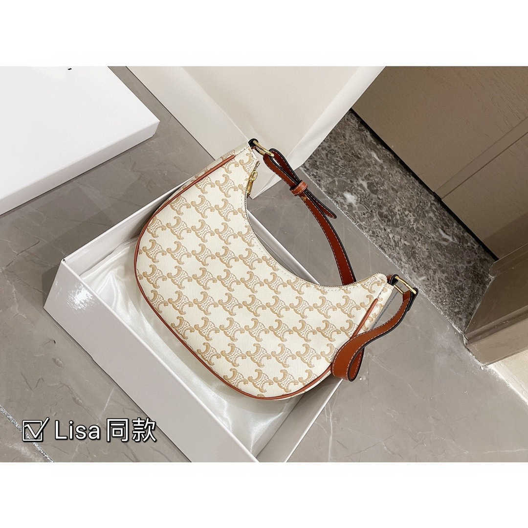 

Women's Bags Cell Shoulder Line Cross-body Handbags Arc Bag Female Trium Triom Arch Lisa Underarm Ava One Handbag Cuir Metallic Buckle Luxur IW1G, Old style