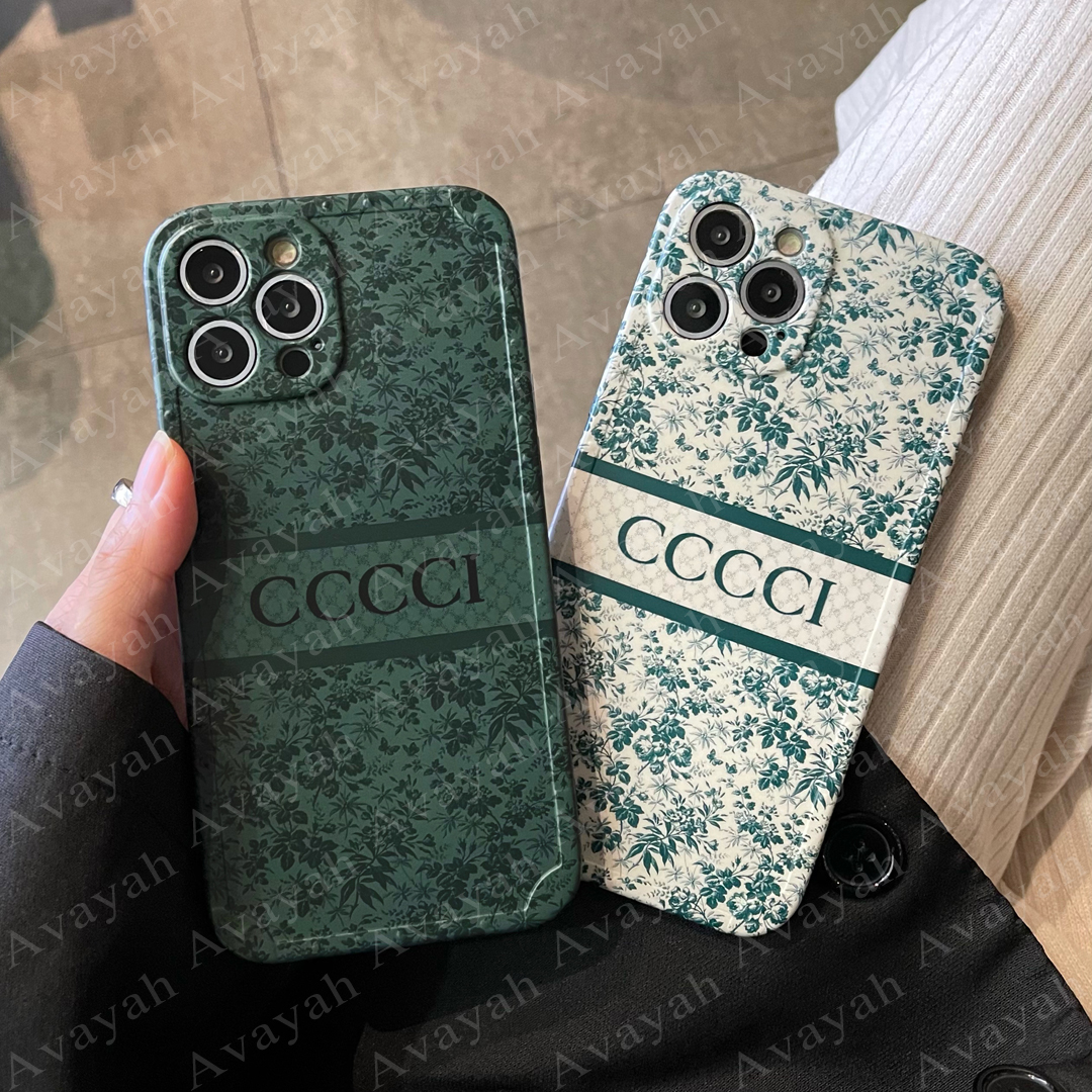 

Luxury Letter Design Cell Phone Cases for iPhone 14 13 12 Pro Max X Xs Xr 11 8 7 Plus Soft Brand Print Retro Plant Flower Shell Case Cover iPhone14pro 13pro 12pro, #1 g