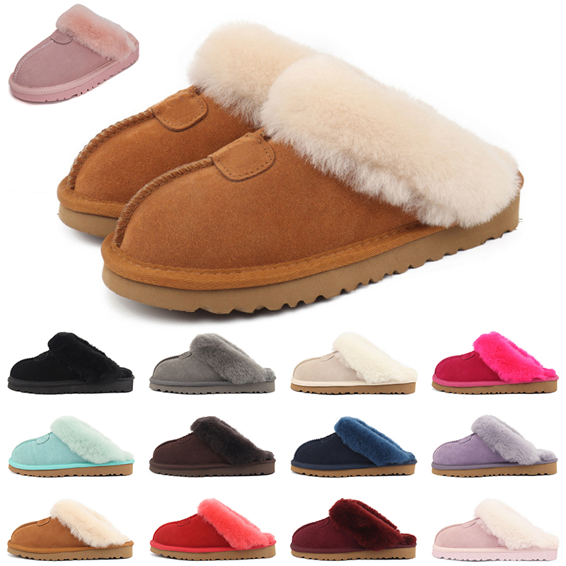 

Big Size 34-45 designer australia fur slippers women slide sandals womens mens winter snow shoes black chestnut pink grey home outdoor sneakers uggs, Item #8