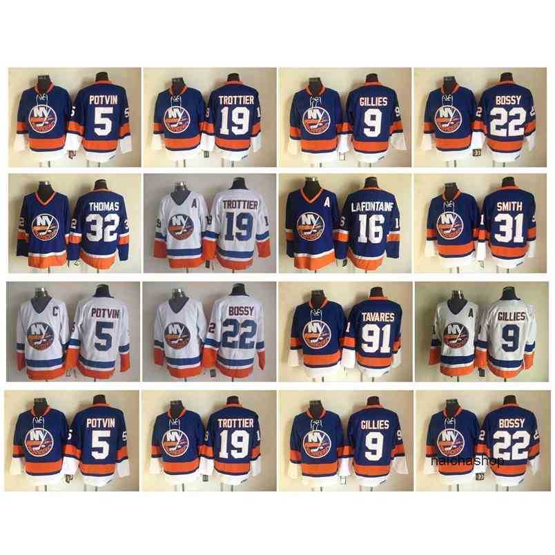 

95 Vintage New York Islanders Jersey Mike Bossy Bryan Trottier Denis Potvin Clark Gillies Billy Smith LaFontaine Thomas CCM Hockey Jerseys nhl's Jerseys, As pic