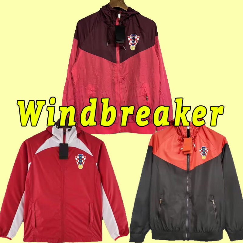 

2022 Croatia MODRIC soccer jerseys national team MANDZUKIC PERISIC KALINIC 22 23 Croazia KOVACIC Rakitic Kramaric Men long sleeve Windbreaker Coat, As shown