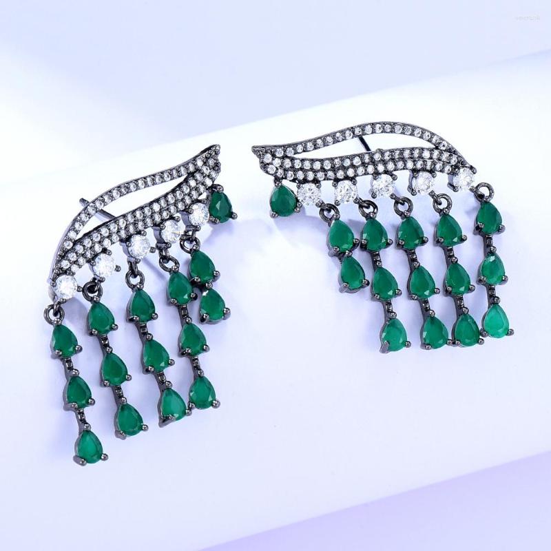 

Dangle Earrings Missvikki Original Luxury Romantic Women Girl CZ Drop Shiny Fashion Ladies Daily Party Show Jewelry Gift