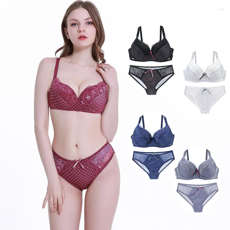 

Bras Sets 2022 Womens Lace Lingerie Backless Push Up Bra Vest Sexy Underwear Bralette Ultrathin Female Intimates, Gray purple