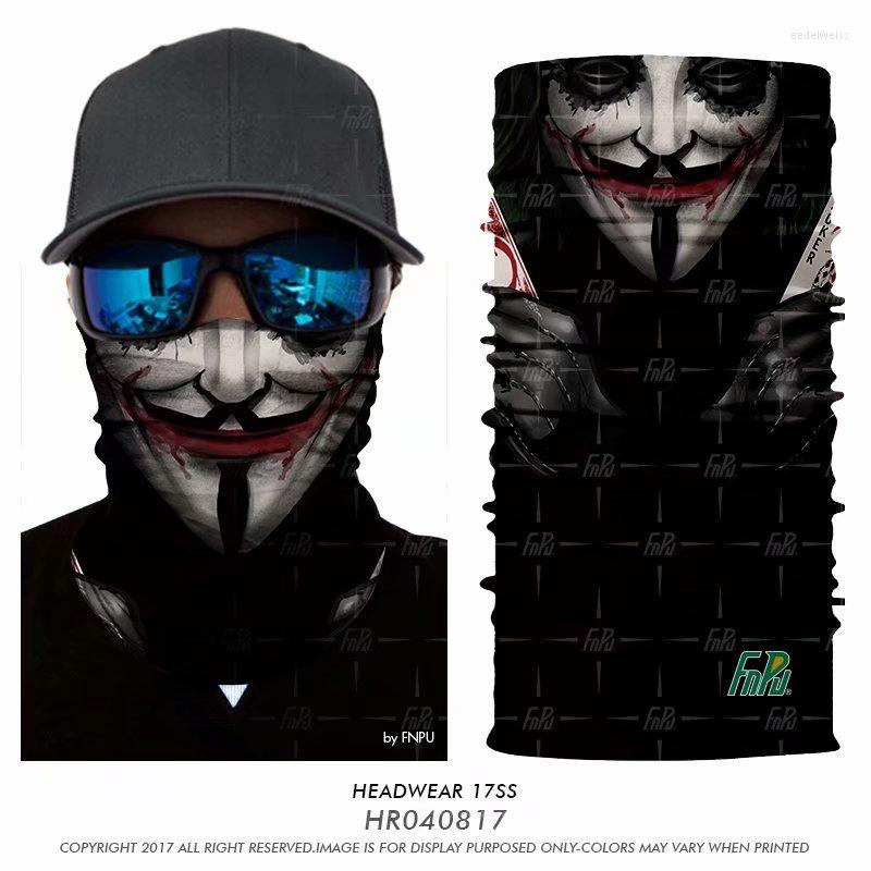 

Bandanas 3D Seamless Sport Bandana Jokers Animal Cycling Multifunctional Camo Headwears Outdoors Hiking Headband Halloween Scarves