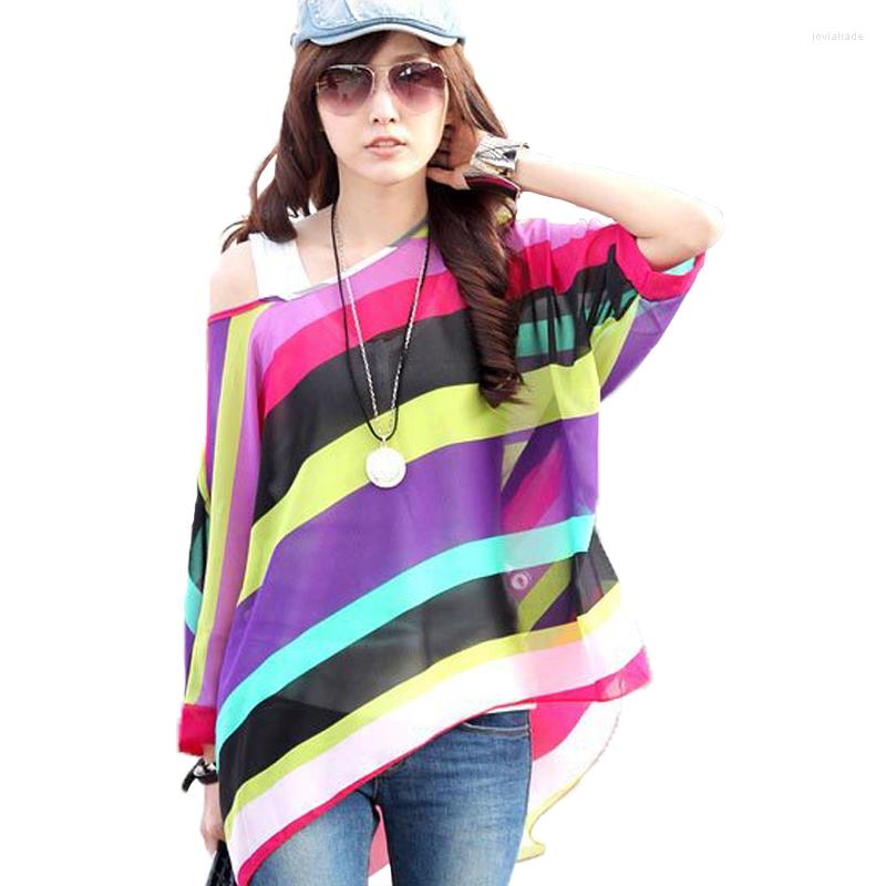 

Women's Blouses Chiffon Tops Novelty 2022 Ladies Floral Print Casual Loose Shirts Plus Size  5XL 6XL Women's Summer, Picture color