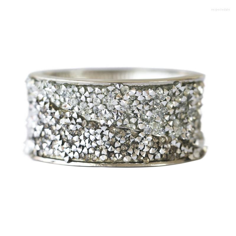 

Bangle S053 BIGBING Wholesale Jewelry Fashion Exaggerate Full Crystal Silver Charm Bracelet High Quality