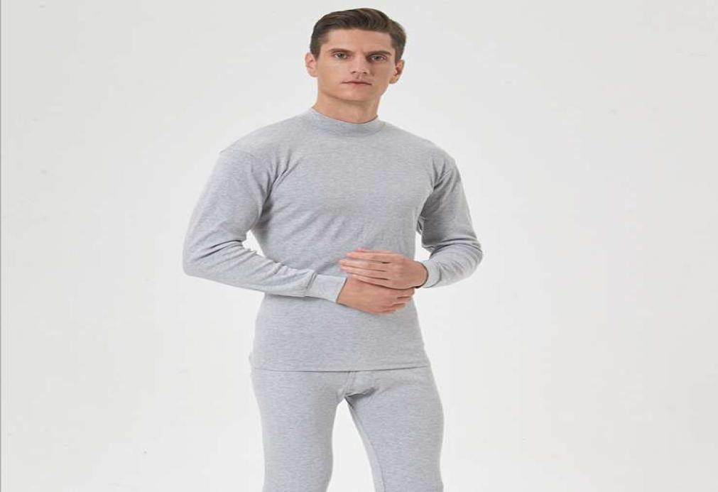 

Autumn and winter males Thermal Underwear mens Long Johns Solid Color elastic bottom pants keep warm in cold weather New1263096