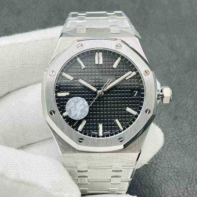 

Mechanical Luxury Mens Watches Fully For Automatic Roya1 0ak Refined Steel Band Business Waterproof Geneva Brand Designers Wristwatches, Rose gold-41