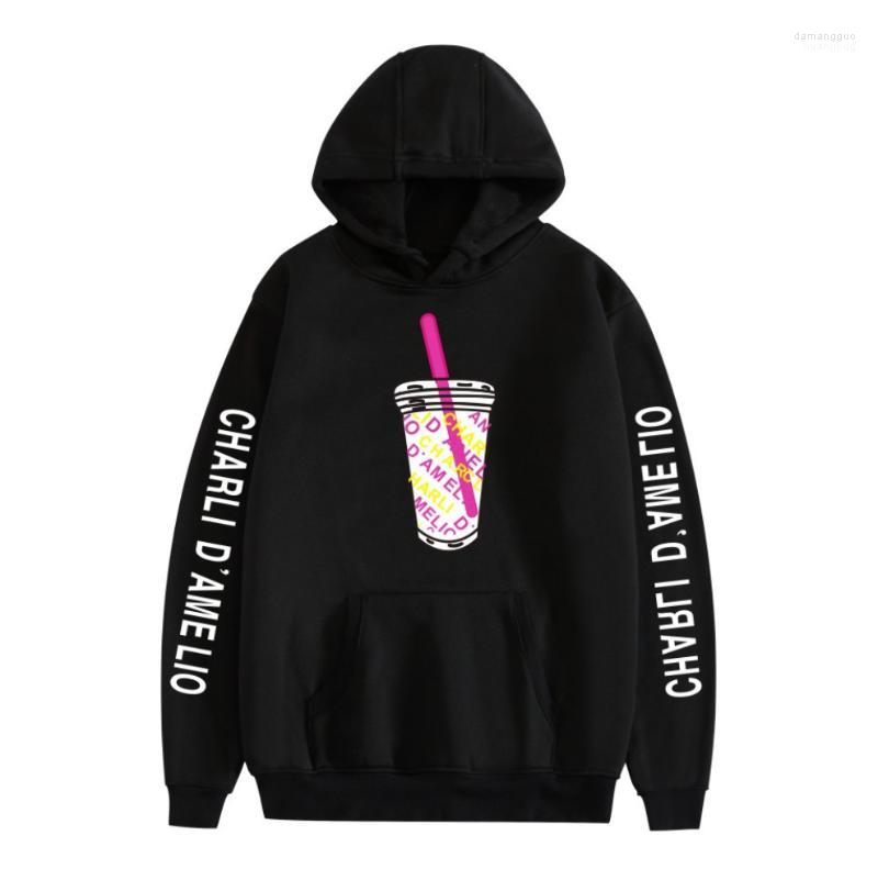 

Women's Hoodies Charli D'Amelio Unisex Fashion Casual Hoodie For Men Women Long Sleeve Pullover Sweatshirts Hoody 6 Colors Women's, Pink