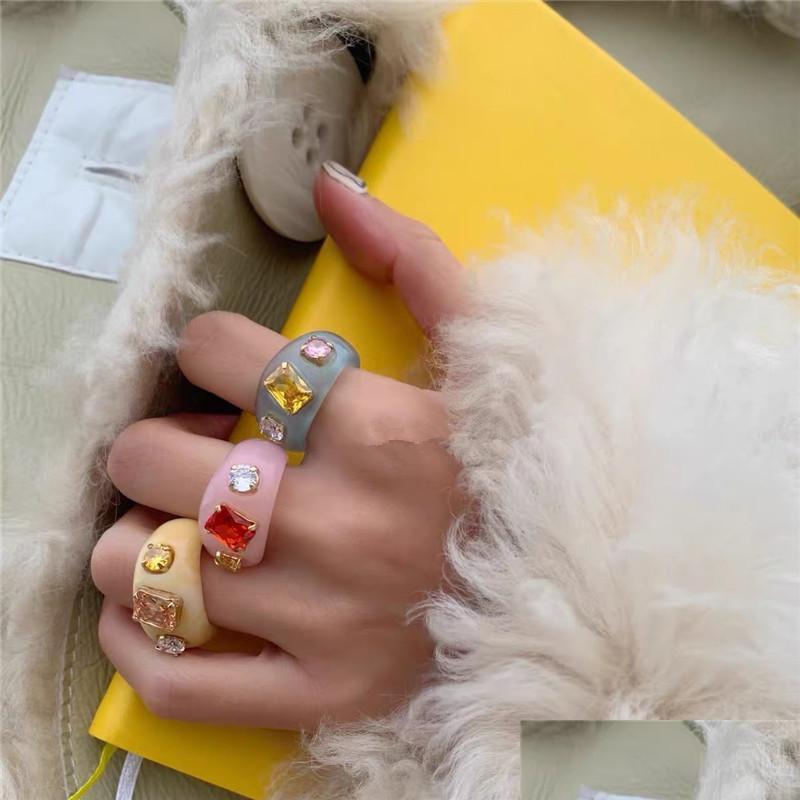 

Cluster Rings Cluster Rings 2021 Colorf Rhinestone Resin Acrylic Geometric Square Round For Women Fashion Big Chunky Vacation Jewelr Dh6Cz