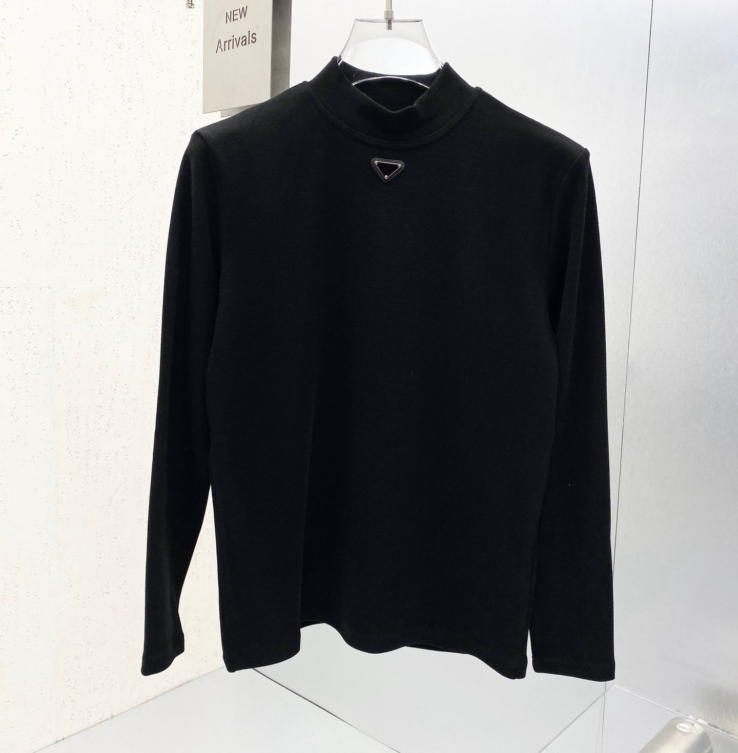 

Men's Plus Size Sweaters in autumn / winter 2023acquard knitting machine e Custom jnlarged detail crew neck cotton r4ER65, Black