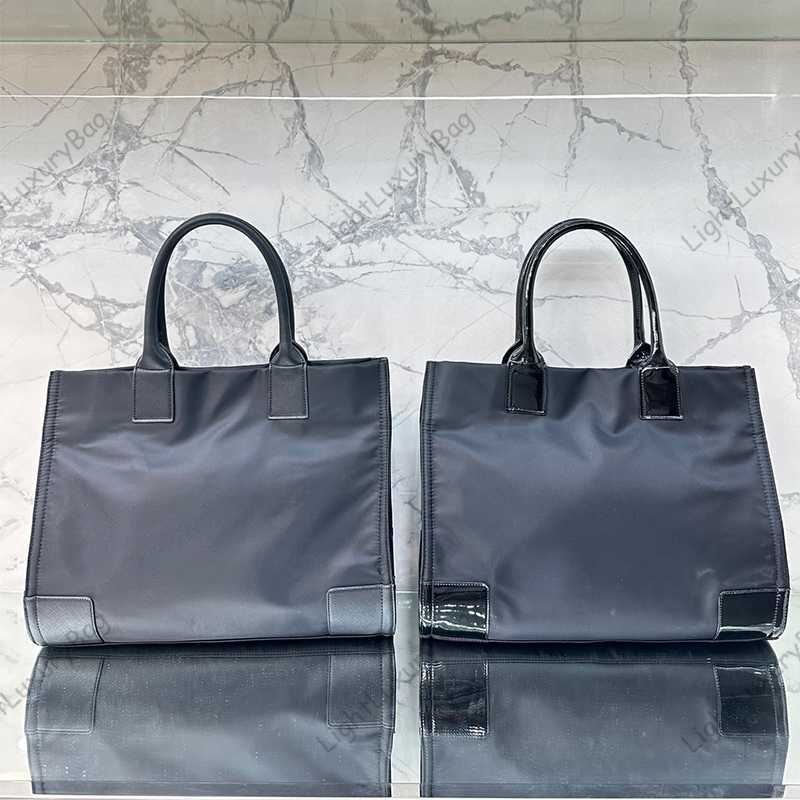 

5A The Tote Designer Bag Shoulder CrossBody For Womens Large Capacity Nylon Handbags Fashion Totes Wallet Female Purses Two-piece set 221103, Black 1 piece 34*28cm